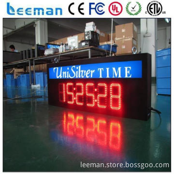 count up led clock sign vacuum fluorescent display clock LED Clock Display 7 Segment